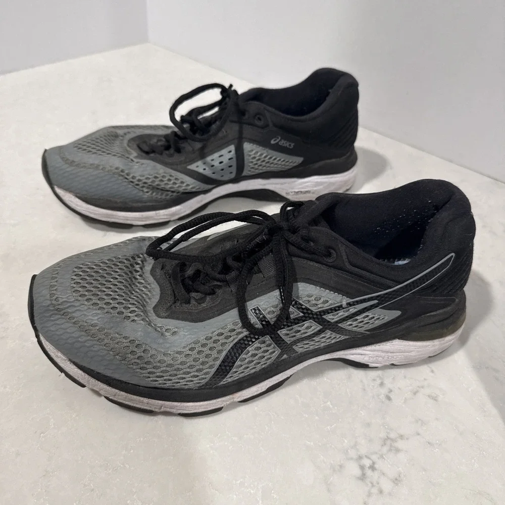 ASICS FlyteFoam Dynamic Duomax GT-2000 Men's Athletic Sneakers Size 8.5 Gray